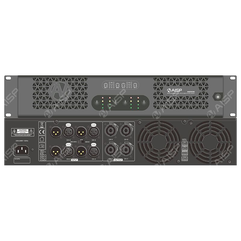 AG100 / AG200 / AG300 / AG400 2*250W/2*350W/4*250W/4*400W High-end Stereo Amplifier