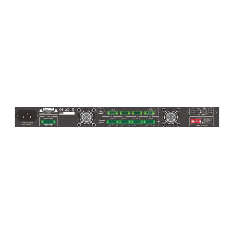 DA-4120/DA-4240/DA-4350/DA-4500 4 Channels 4*120W/4*240W/4*350W/4*500W Digital Amplifier