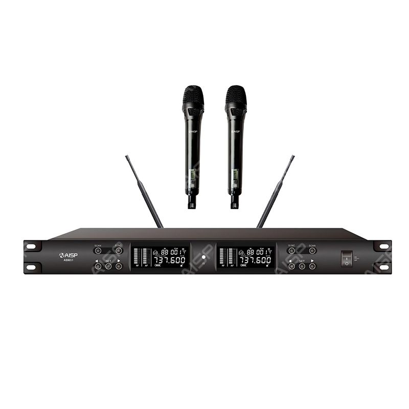 AB8651 2 Channel UHF Wireless Microphone