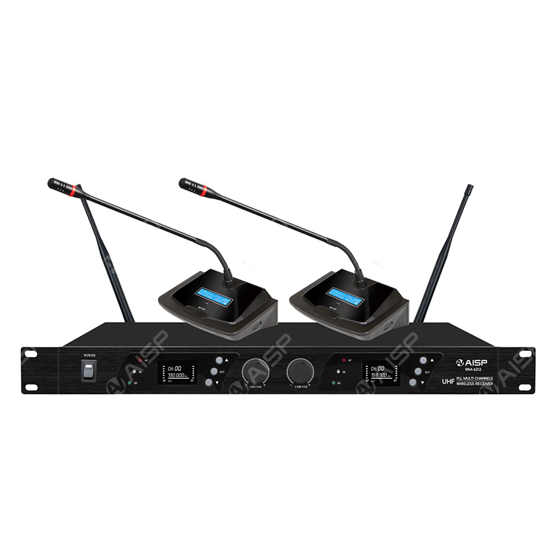 WM-6212 2 Channel UHF Wireless Conference Microphone