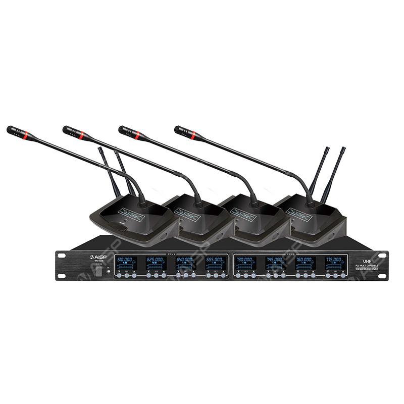 WM-6218 8 Channel UHF Wireless Conference Microphone